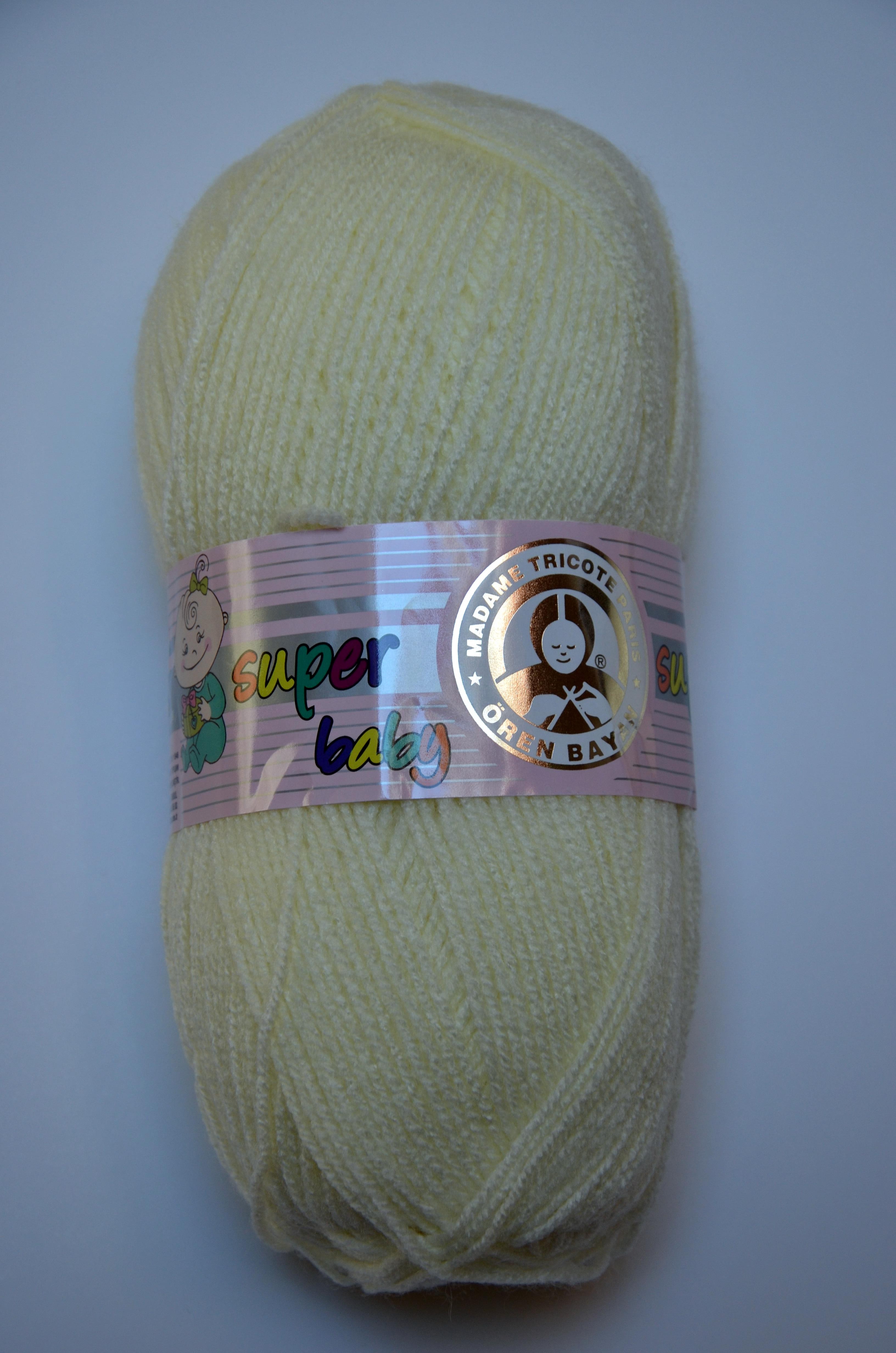 Pletací příze Super baby barva: fialová tmavá 048